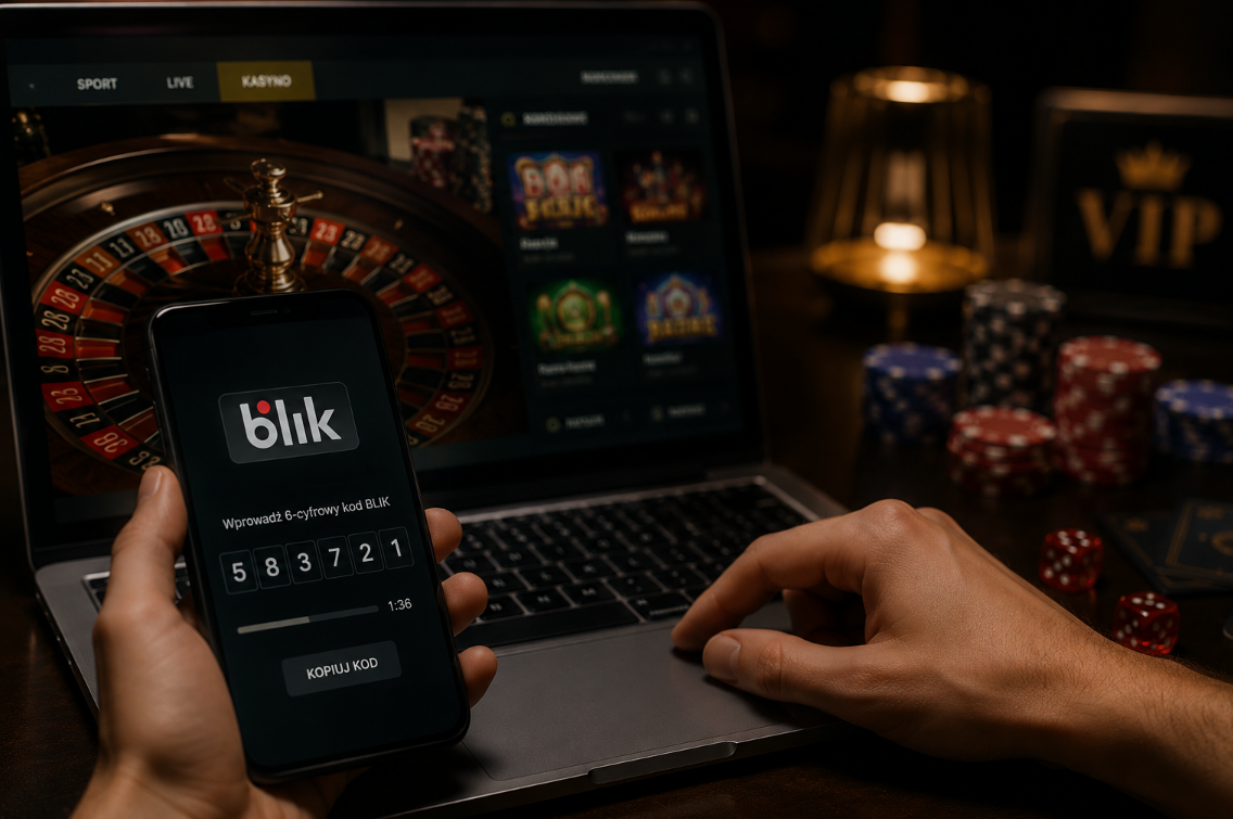 Płatność BLIKIEM w kasynach online – czy to możliwe?